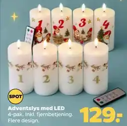 Netto Adventslys med LED tilbud