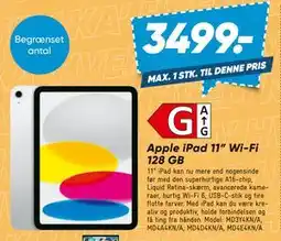 Bilka Apple iPad 11” Wi-Fi 128 GB tilbud