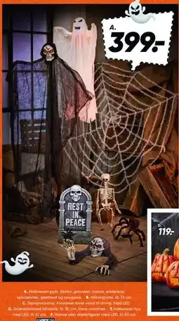 Bilka Halloween pynt tilbud