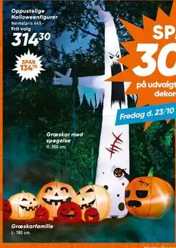 Bilka Oppustelige Halloweenfigurer tilbud