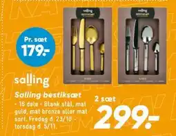 Bilka Salling bestiksæt tilbud