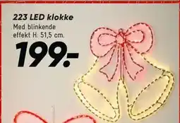 Bilka 223 LED klokke tilbud