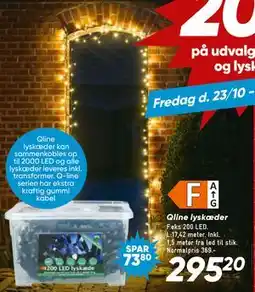 Bilka Qline lyskæder tilbud