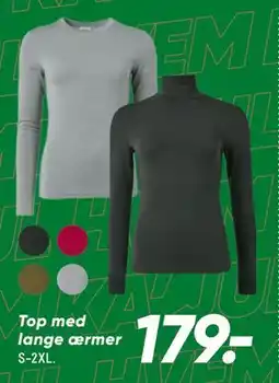 Bilka Top med lange ærmer tilbud