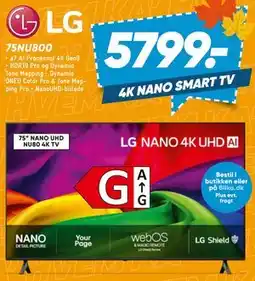 Bilka LG 75NU800 tilbud