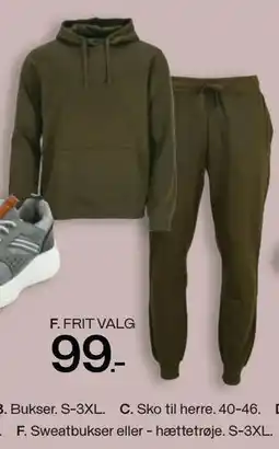 Bilka Sweatbukser eller - hættetrøje tilbud