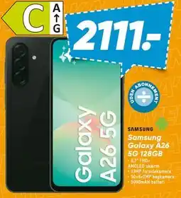 Bilka Samsung Galaxy A26 5G 128GB tilbud