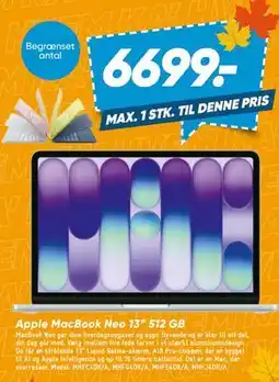 Bilka Apple MacBook Neo 13” 512 GB tilbud