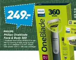 Bilka Philips Oneblade Face & Body 360 tilbud