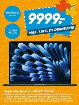 Bilka Apple MacBook Air M5 13” 512 GB tilbud