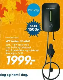 Bilka WP lader til elbil tilbud