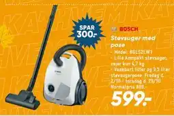 Bilka BOSCH Støvsuger med pose tilbud