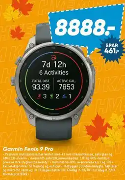 Bilka Garmin Fenix 9 Pro tilbud