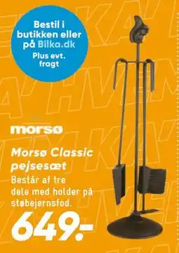 Bilka Morsø Classic pejsesæt tilbud