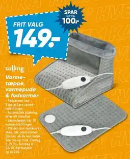 Bilka Varmetæppe, varmepude & fodvarmer tilbud