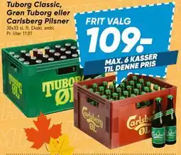 Bilka Tuborg Classic, Grøn Tuborg eller Carlsberg Pilsner tilbud