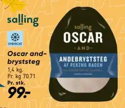Bilka Oscar and-bryststeg tilbud