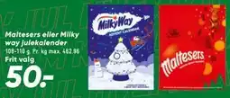 Bilka Maltesers eller Milky way julekalender tilbud