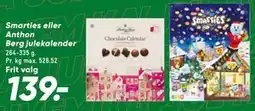 Bilka Smarties eller Anthon Berg julekalender tilbud
