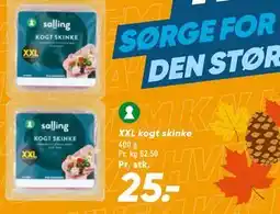 Bilka XXL kogt skinke tilbud