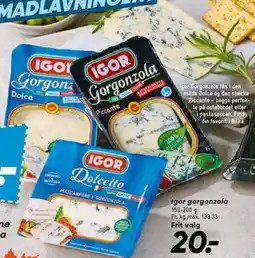 Bilka Igor gorgonzola tilbud