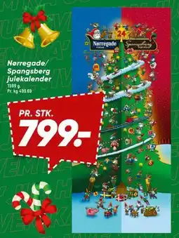 Bilka Nørregade/ Spangsberg julekalender tilbud
