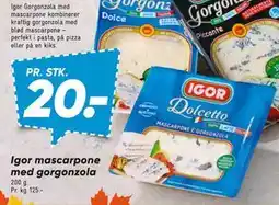 Bilka Igor mascarpone med gorgonzola tilbud