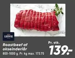 Bilka Roastbeef af okseinderlår tilbud