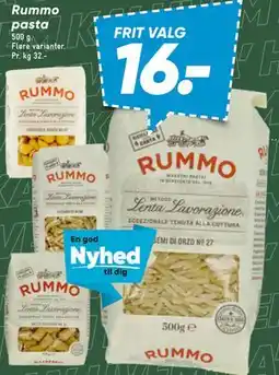 Bilka Rummo pasta tilbud