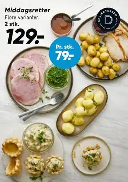 Bilka Middagsretter tilbud