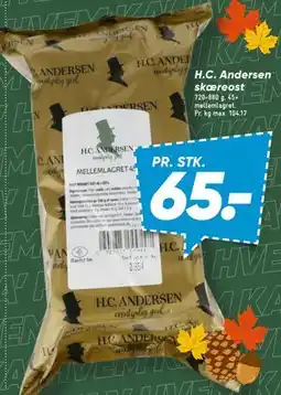 Bilka H.C. Andersen skæreost tilbud