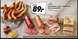 Bilka Rullepølser, sylte, frankfurter eller spegepølser tilbud