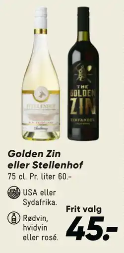 Bilka Golden Zin eller Stellenhof tilbud