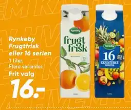 Bilka Rynkeby Frugtfrisk eller 16 serien tilbud