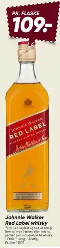 Bilka Johnnie Walker Red Label whisky tilbud