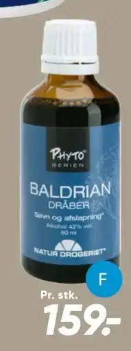 Bilka Natur drogeriet baldrian dråber tilbud
