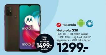 Bilka Motorola G30 tilbud