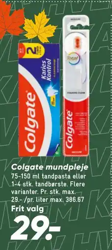 Bilka Colgate mundpleje tilbud