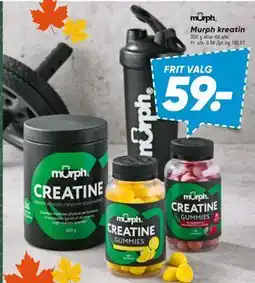 Bilka Murph kreatin tilbud
