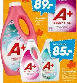 Bilka A+ vaskemiddel tilbud