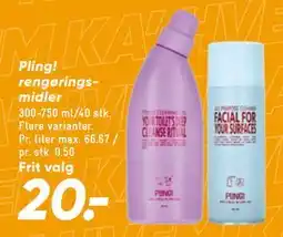 Bilka Pling! rengøringsmidler tilbud