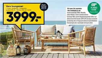 Bilka Vero loungesæt tilbud