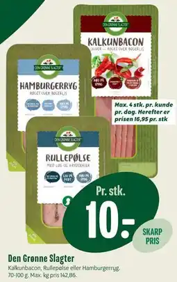 Min Købmand Den Grønne Slagter tilbud