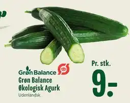 Min Købmand Grøn Balance Økologisk Agurk tilbud
