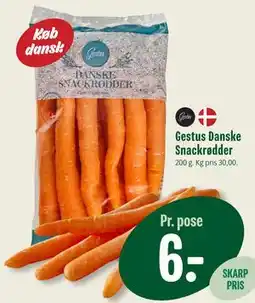 Min Købmand Gestus Danske Snackrødder tilbud