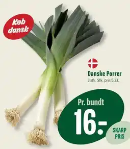 Min Købmand Danske Porrer tilbud