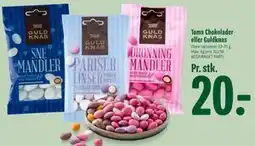 Min Købmand Toms Chokolader eller Guldknas tilbud