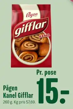 Min Købmand Pågen Kanel Gifflar tilbud