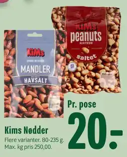 Min Købmand Kims Nødder tilbud