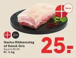 SPAR Gestus Ribbenssteg af Dansk Gris tilbud